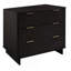 Commode Granville en noir (3 tiroirs)