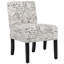 Chaise d'appoint rembourrée moderne Akori