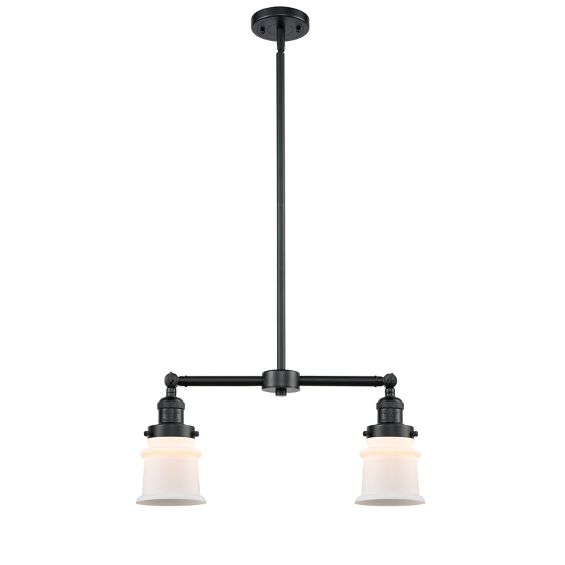 Lustre sphérique spoutnik à 2 lumières Alexandira, Boîtier blanc mat, Bronze huilé, Ampoule DEL 6 watts Vinage