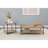 Miller Light Brown Rectangular Engineered Wood Coffee Table