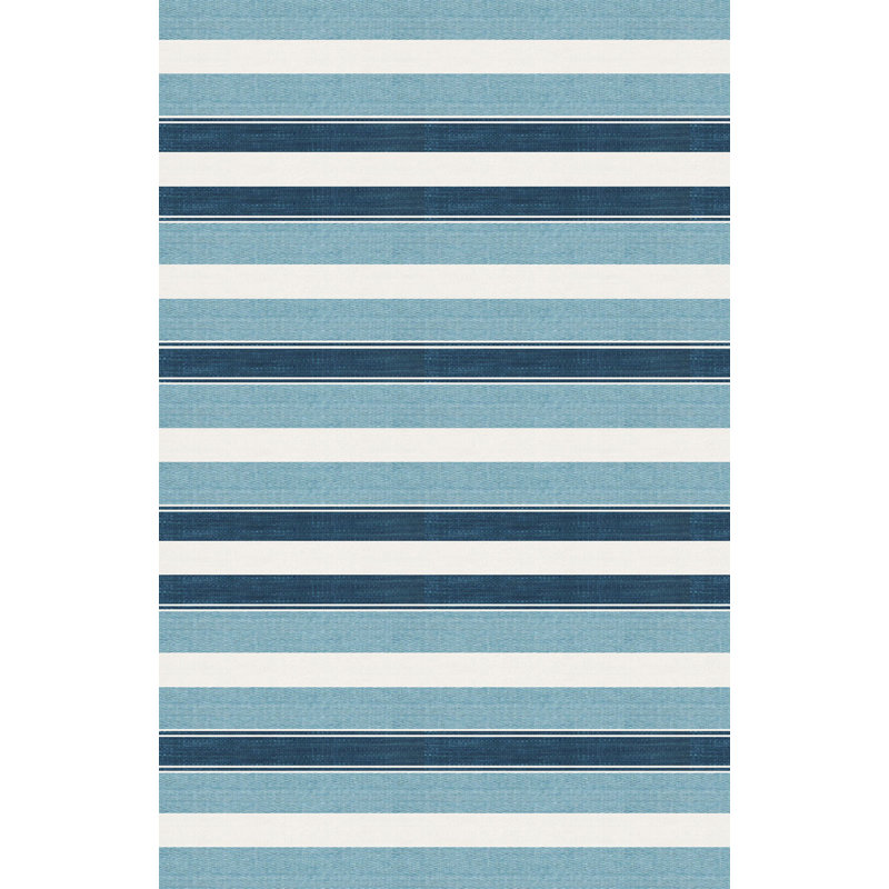 Tapis bleu en jute tissé à la main Laurette Ralph Lauren Odette, Rectangle 5 pi x 7 pi
