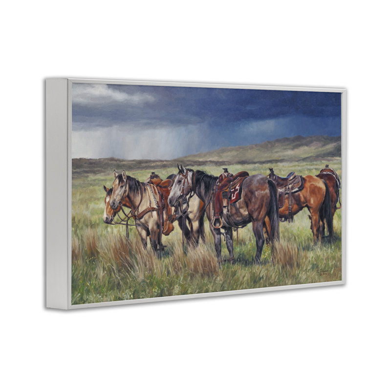 Hurry Up & Wait, art de la giclée encadrée par David Graham, Estampe numérique encadrée blanc bord de mer, H 12 po x l 18 po