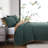 Eddie Bauer Solid Washed Reversible Green Quilt Set-105782800