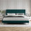 Upholstered Wingback Bed