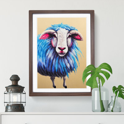 Sheep No.6 - Single Picture Frame Painting