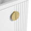 Petite armoire murale de salle de bain - 24 po avec portes en céramique à fermeture en douceur et armoire à surface lisse 24 po, portes d'évier à fermeture en douceur, conception moderne et pratique
