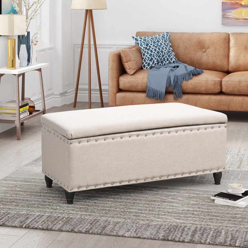 Rangement, tissu, blé - 17,96 po X P 42,22 po, pièce d'étude avec housse en tissu, largeur, largeur, hauteur, Blé