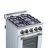 Lamazze 20 Inch Gas Range in White, 4 Sealed Burners, 21,200 BTU, 2.05 cu. ft. Oven-114739579