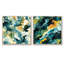 Dahlton - Ensemble de 2 collages carrés abstraits-101846021-101846022