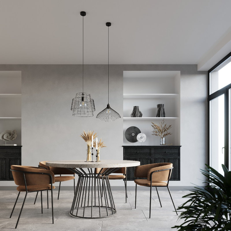 Binoche 1 - Light Single Pendant, Black