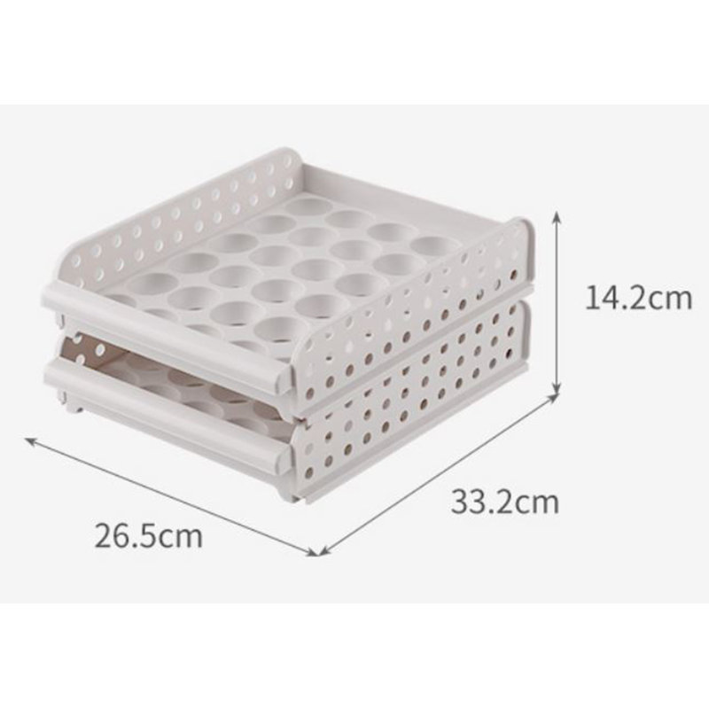 Ensemble de 2 plateaux de rangement 30 plateaux