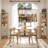 Rattan Corner Cabinet With Adjustable Shelves