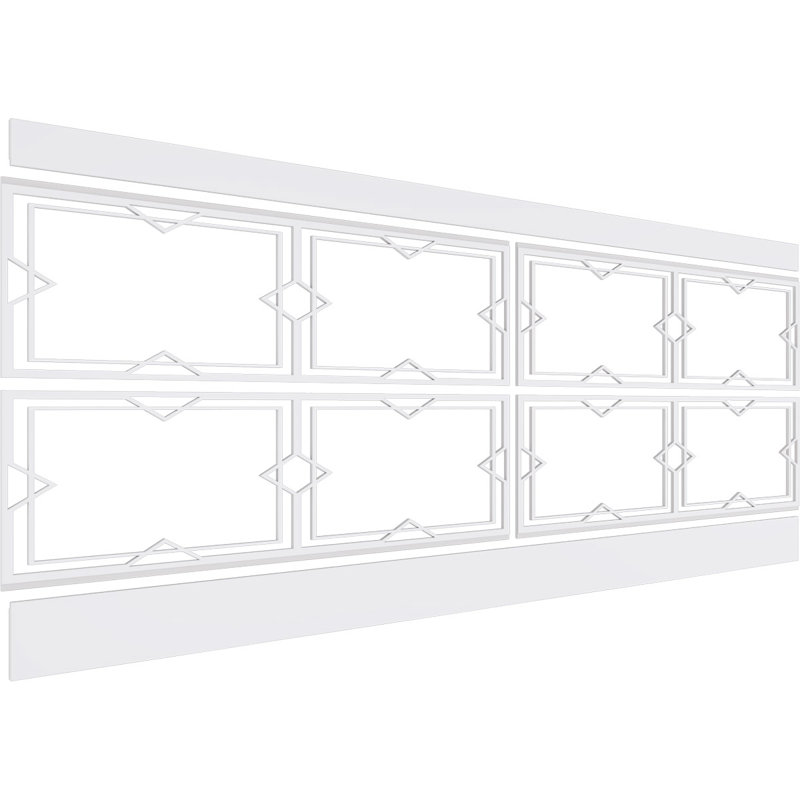 Ensemble de lambris en PVC Fleming, H 36 po x l 94,5 po x P 0,625 po