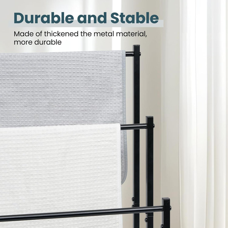 Towel Racks Blanket Storage For Living Room, Drying And Display Rack With Shelf, Freestanding Towel Holder For Bath Storage, Hand Towels, Outdoor Pool Towel