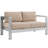 Modway Shore Aluminum Outdoor Patio Loveseat-1333884563
