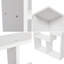 5-tier Modern Geometric Asymmetrical Bookcase, Open Back Etagere Display Shelf-1066334691
