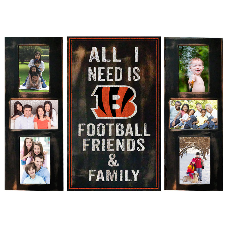 NFL Wood Matte Picture Frame, Cincinnati Bengals