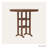 POLYWOOD Nautical Bar Table-543592-50186857