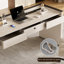 White Rectangular Stone desk-87798626-87798652