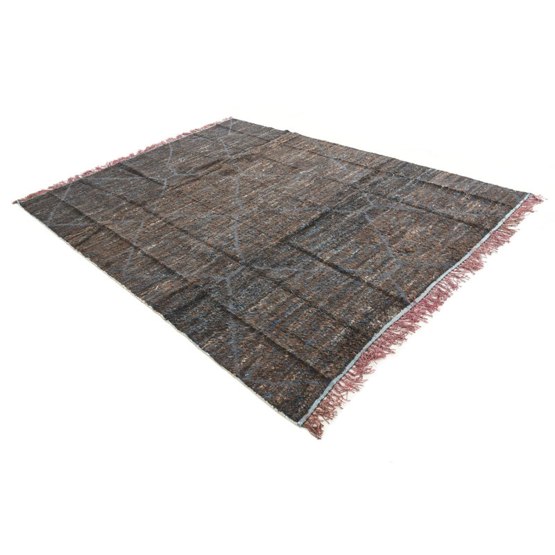 Tapis brun foncé Ottilie