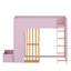Lit mezzanine avec échelle, tablettes de rangement et tablettes ouvertes-4651185