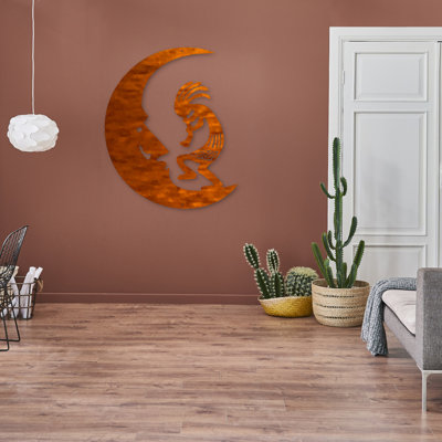 Kokopelli Steel Astrology & Stars Wall Decor