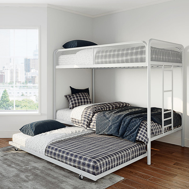 Triple Twin Metal Bunk Bed