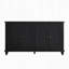 Buffet de style champêtre avec 4 portes cintrées décoratives-2128427615