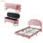 Grubb 2 Piece Upholstered Velvet Bedroom Set-479357146