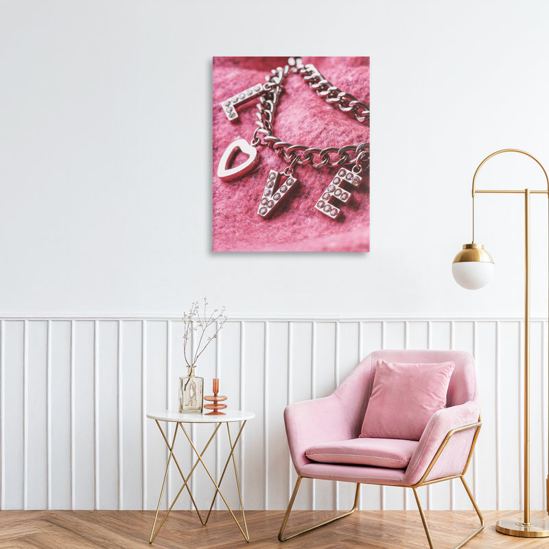 Glam Love Charm, toile par Lil 'Rue, H 20 po x l 16 po