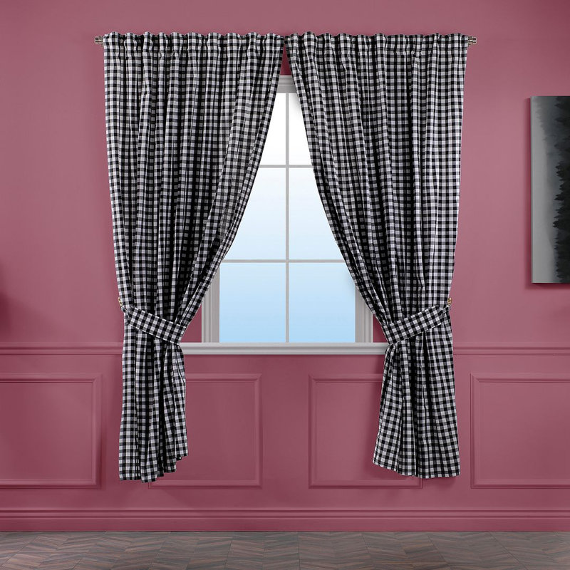 Blackout Curtain - 1 Pc, 36cm Width x 63cm Drop, Black