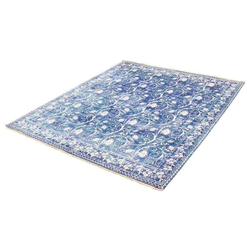 One-of-a-Kind 8'1" X 9'10" New Age Viscose Area Rug in