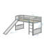Lit mezzanine simple avec glissade