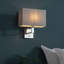 17cm H Cotton Rectangle Wall Sconce Shade ( Uno )-35248553