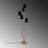 Giulio 17.29'' Black Tree Floor Lamp-610117498