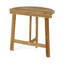 Table bistro pliante d'extérieur en bois d'acacia
