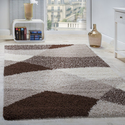 Razmig Abstract Shag Area Rug
