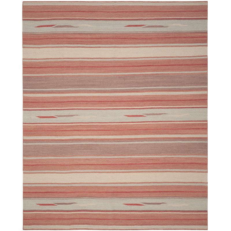 Ralph Lauren San Simeon Stripe Wool Striped Rug, Rectangle 10' x 14'