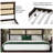 Bed With Rattan Headboard