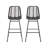 Sawtelle Outdoor Wicker Barstools (Set Of 2)-1075552757