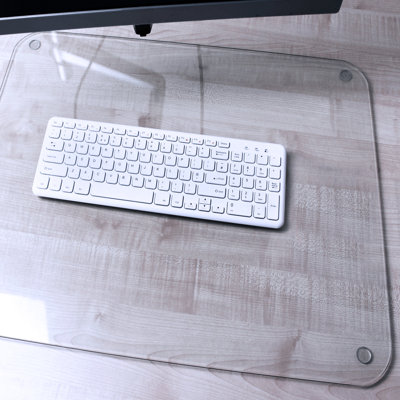 Glaciermat Glass Desk Pad 19" x 24"