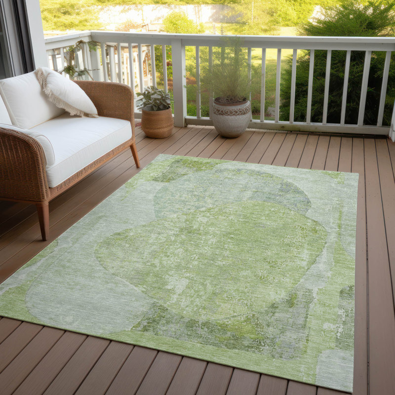 Tapis intérieur / extérieur Armalise Aloe, 5' x 7'6"