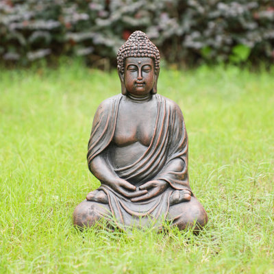 Meditating Buddha  Magnesium Oxide Garden Statue