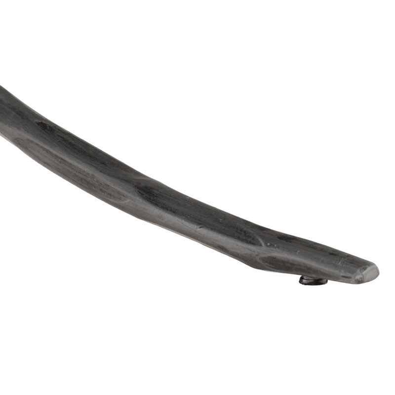 Banc rembourré Evelynn, Noir, Ivoire