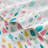 3 PCS  Cotton Printed Sheet Set White Holiday Trees