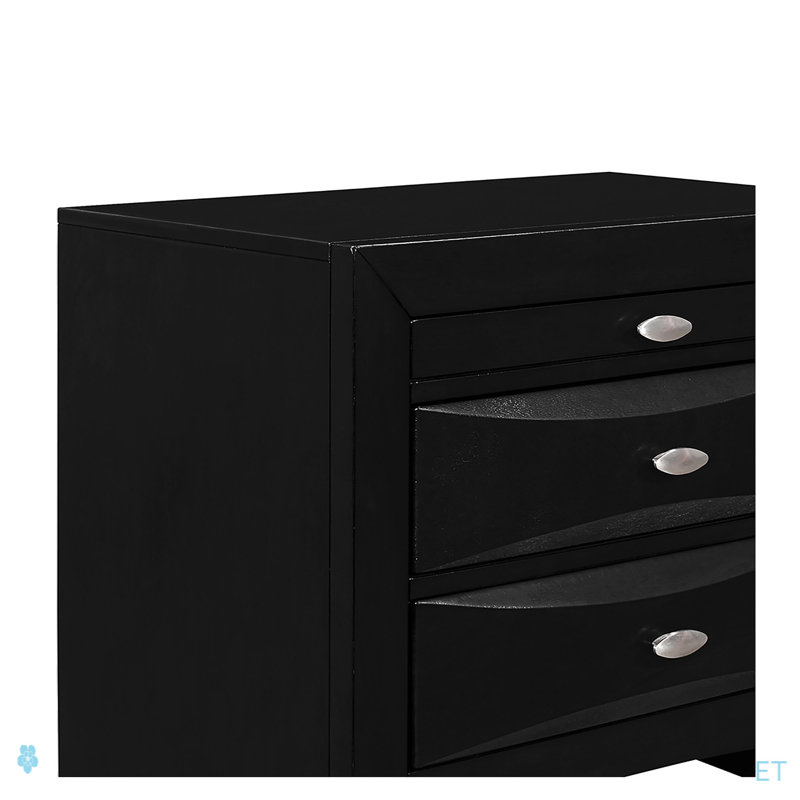 Commode Lucille, Noir, noir, noir, noir