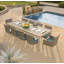 Travira Outdoor 11 - Piece Dining Set with Cushions-739057211