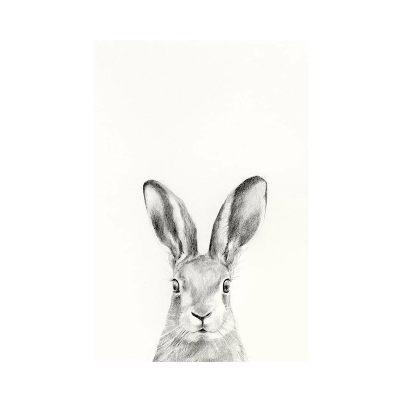 «Animal Mug I» par Victoria Borges - reproduction d'art sur toile tendue, H 12 po x l 8 po x P 0,75 po