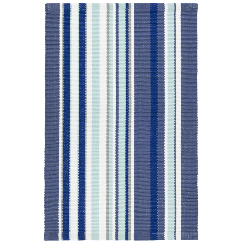 Skyler Stripe Handwoven Indoor/Outdoor Rug, Runner 2'6" x 8'