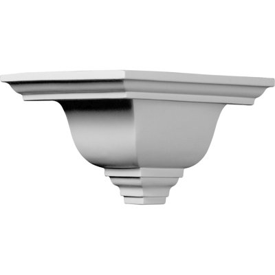 Endurathane Outside Corner Moulding (matches moulding MLD05X07X09NI), 7 1/2"P x 5"H, Factory Primed